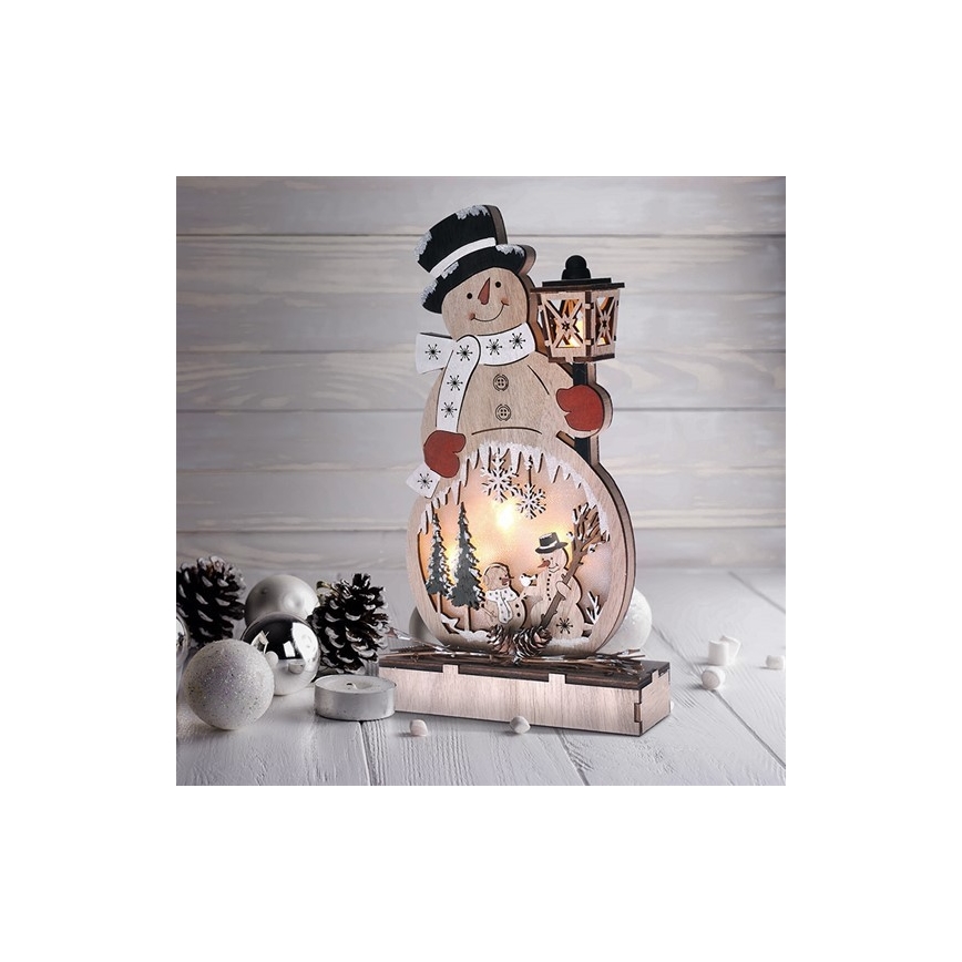 LED Christmas decoration 4xLED/2xAA