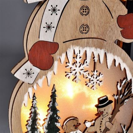 LED Christmas decoration 4xLED/2xAA