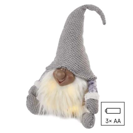 LED Christmas decoration 4xLED/3xAA elf