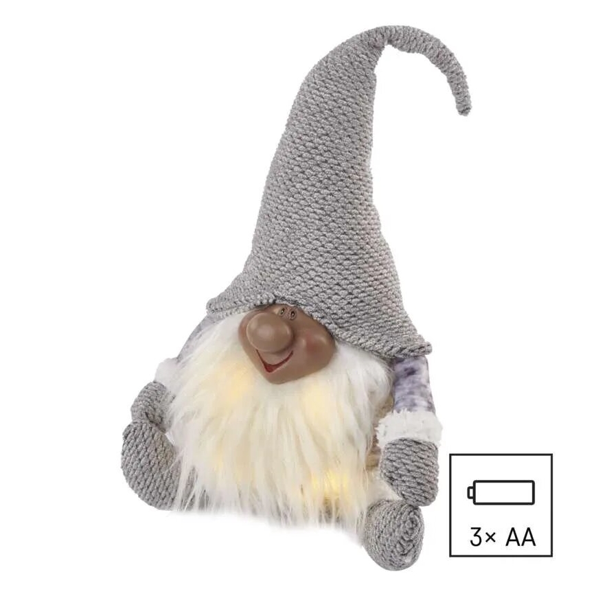 LED Christmas decoration 4xLED/3xAA elf