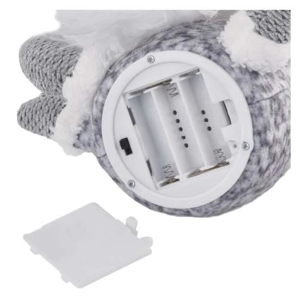 LED Christmas decoration 4xLED/3xAA elf