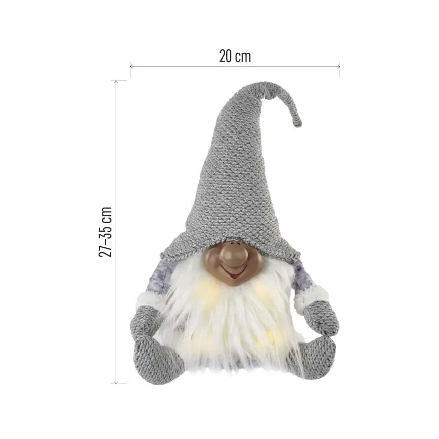 LED Christmas decoration 4xLED/3xAA elf
