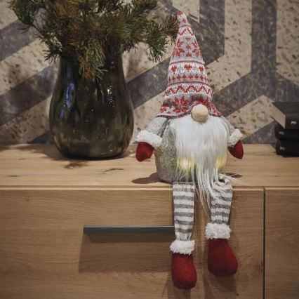 LED Christmas decoration 4xLED/3xAA elf