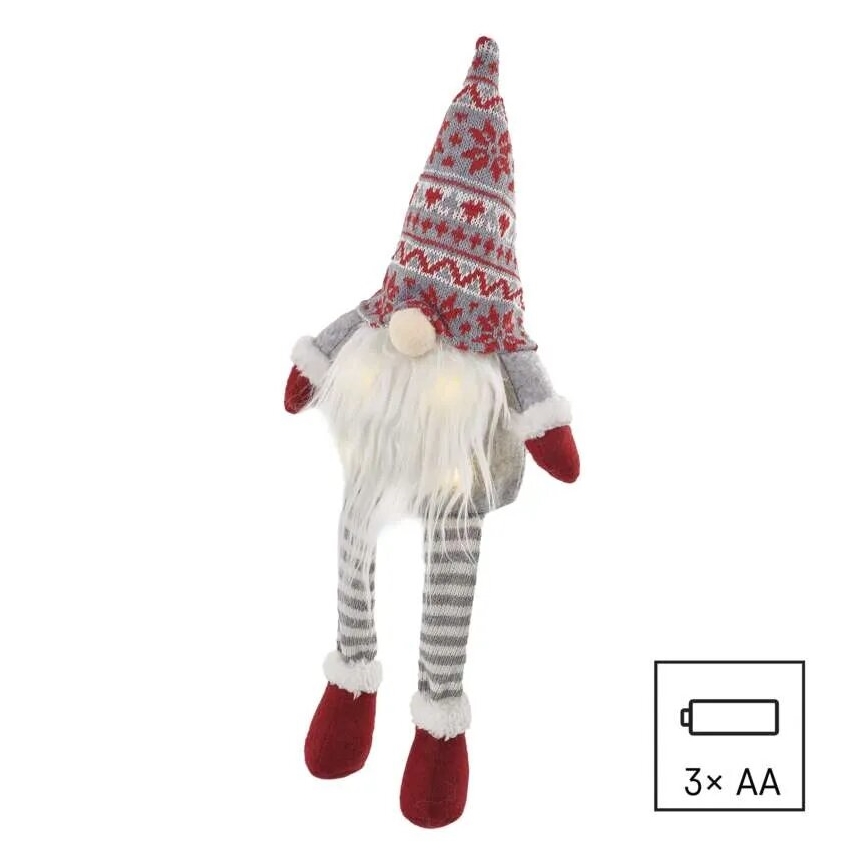 LED Christmas decoration 4xLED/3xAA elf
