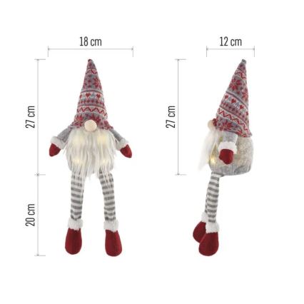 LED Christmas decoration 4xLED/3xAA elf