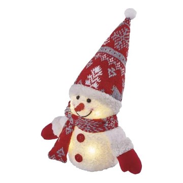 LED Christmas decoration 4xLED/3xAAA snowman