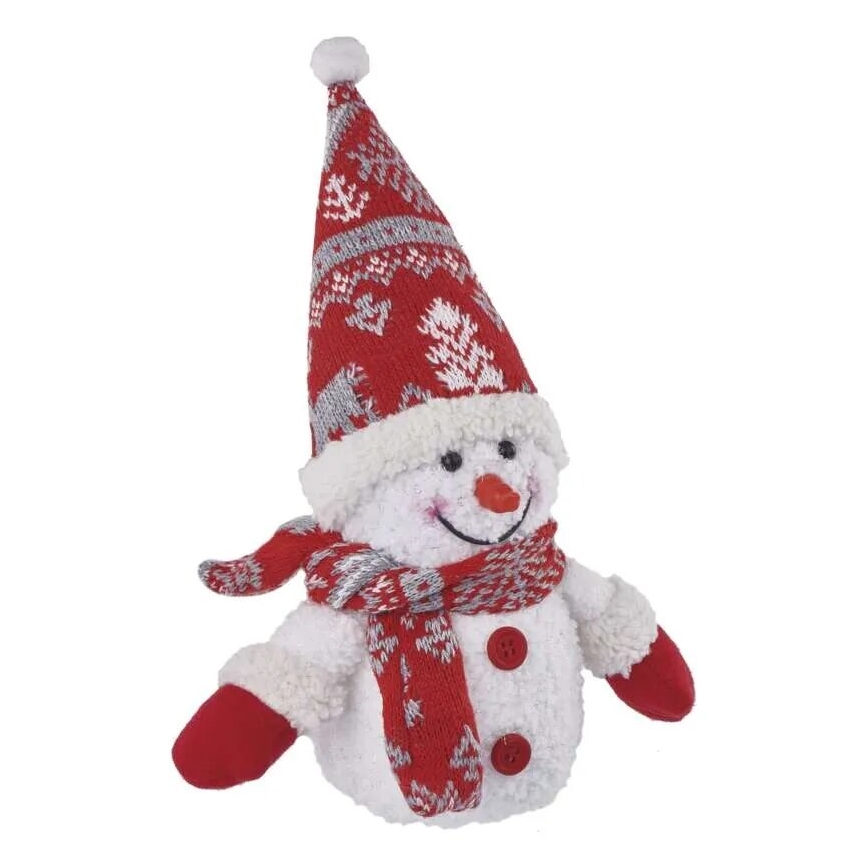 LED Christmas decoration 4xLED/3xAAA snowman