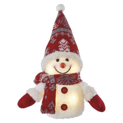 LED Christmas decoration 4xLED/3xAAA snowman