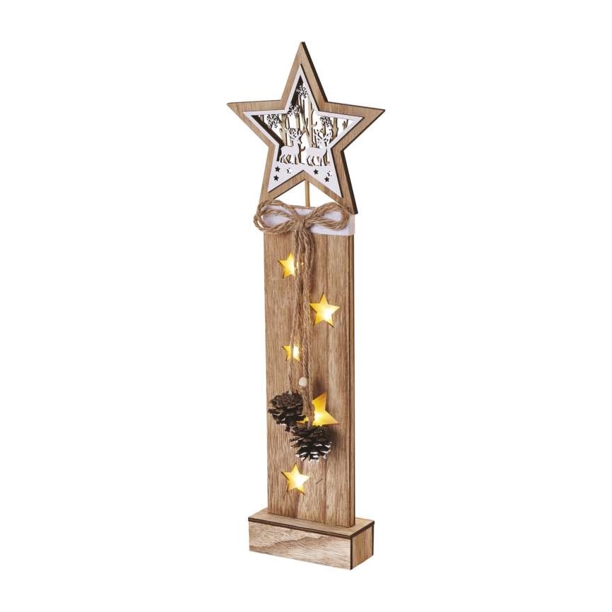 LED Christmas decoration 5xLED/2xAA star