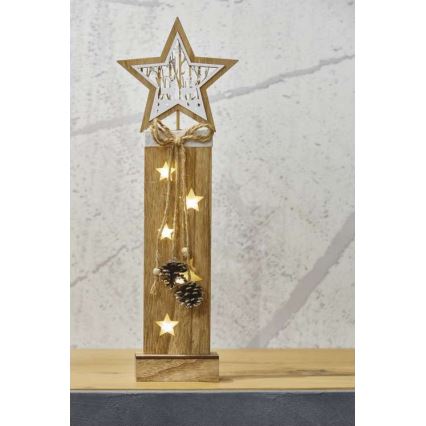 LED Christmas decoration 5xLED/2xAA star