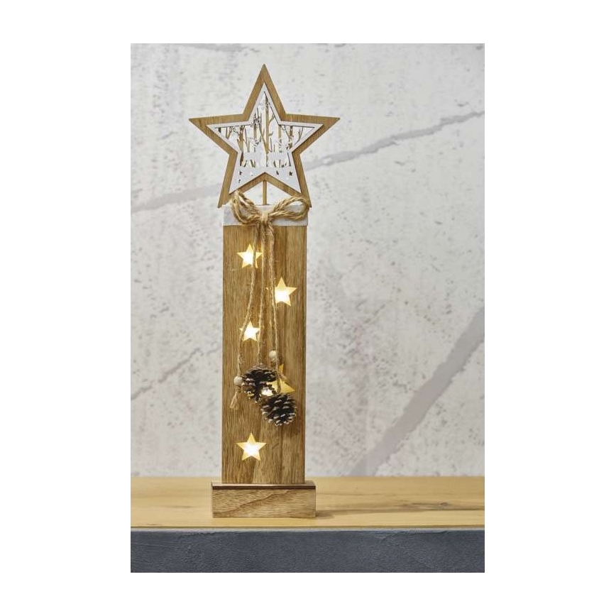LED Christmas decoration 5xLED/2xAA star