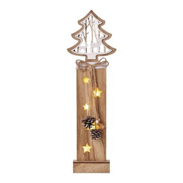 LED Christmas decoration 5xLED/2xAA tree