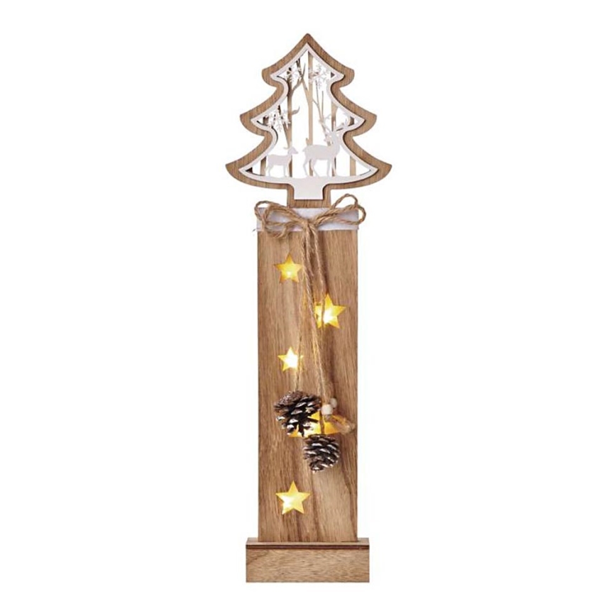 LED Christmas decoration 5xLED/2xAA tree