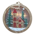 LED Christmas decoration 5xLED/2xAAA warm white