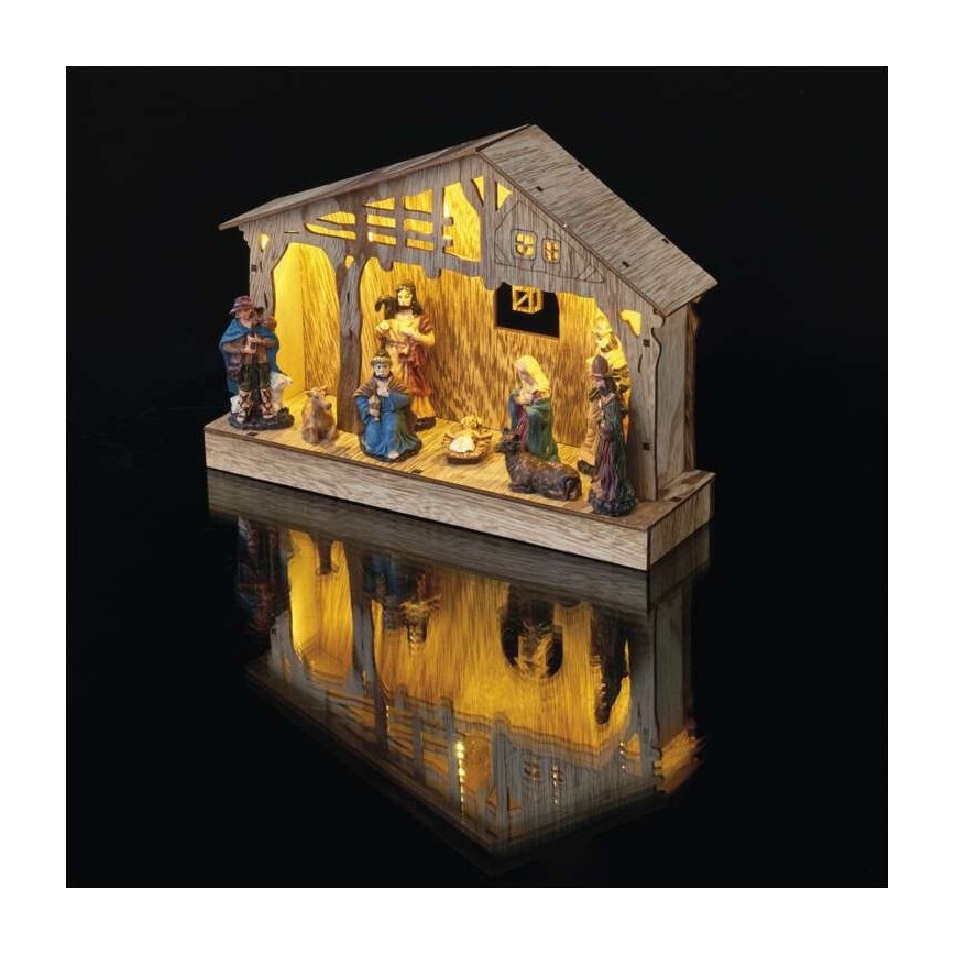 LED Christmas decoration 5xLED/3xAA