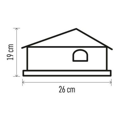 LED Christmas decoration 5xLED/3xAA