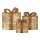 LED Christmas decoration 72xLED/1,35W/230V gold
