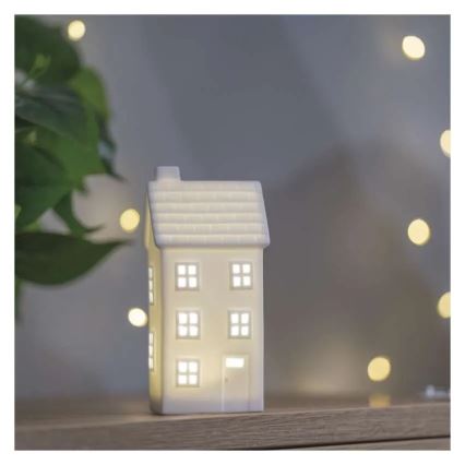 LED Christmas Decoration - House (LED/CR2032)