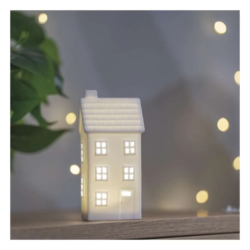 LED Christmas Decoration - House (LED/CR2032)