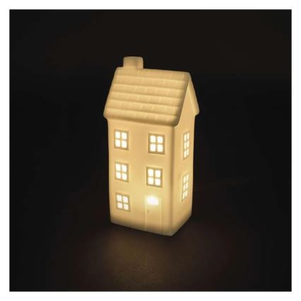 LED Christmas Decoration - House (LED/CR2032)