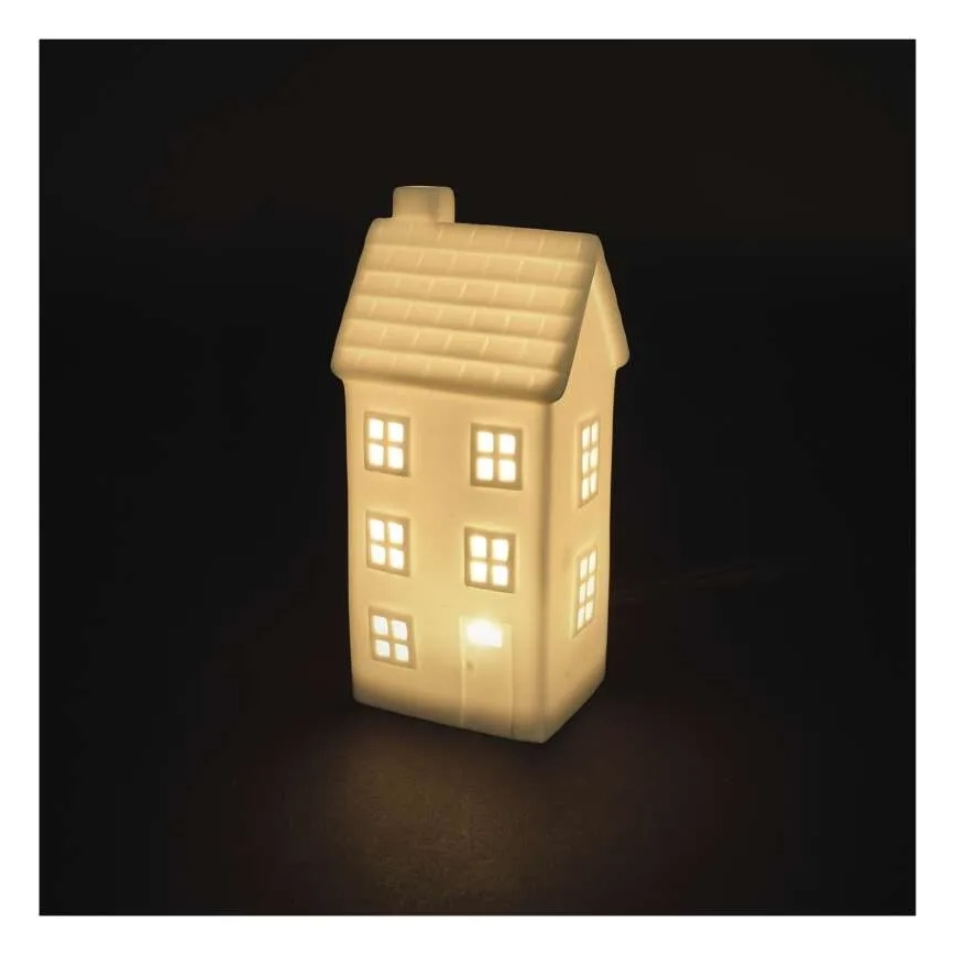 LED Christmas Decoration - House (LED/CR2032)