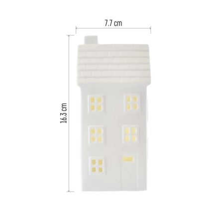 LED Christmas Decoration - House (LED/CR2032)