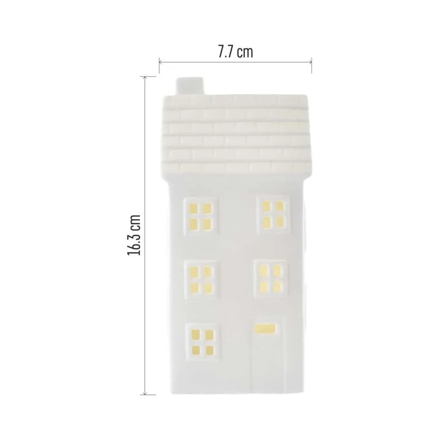 LED Christmas Decoration - House (LED/CR2032)
