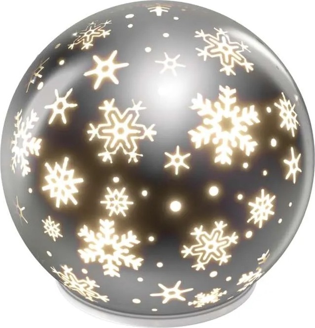 LED Christmas Decoration LED/0.3W/3xAA Ball Ø 12 cm