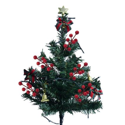 LED Christmas Decoration LED/1W/230V 75 cm IP44 Green