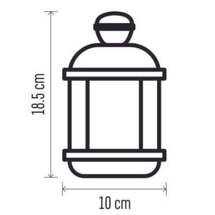 LED Christmas decoration LED/1xCR2032 warm white