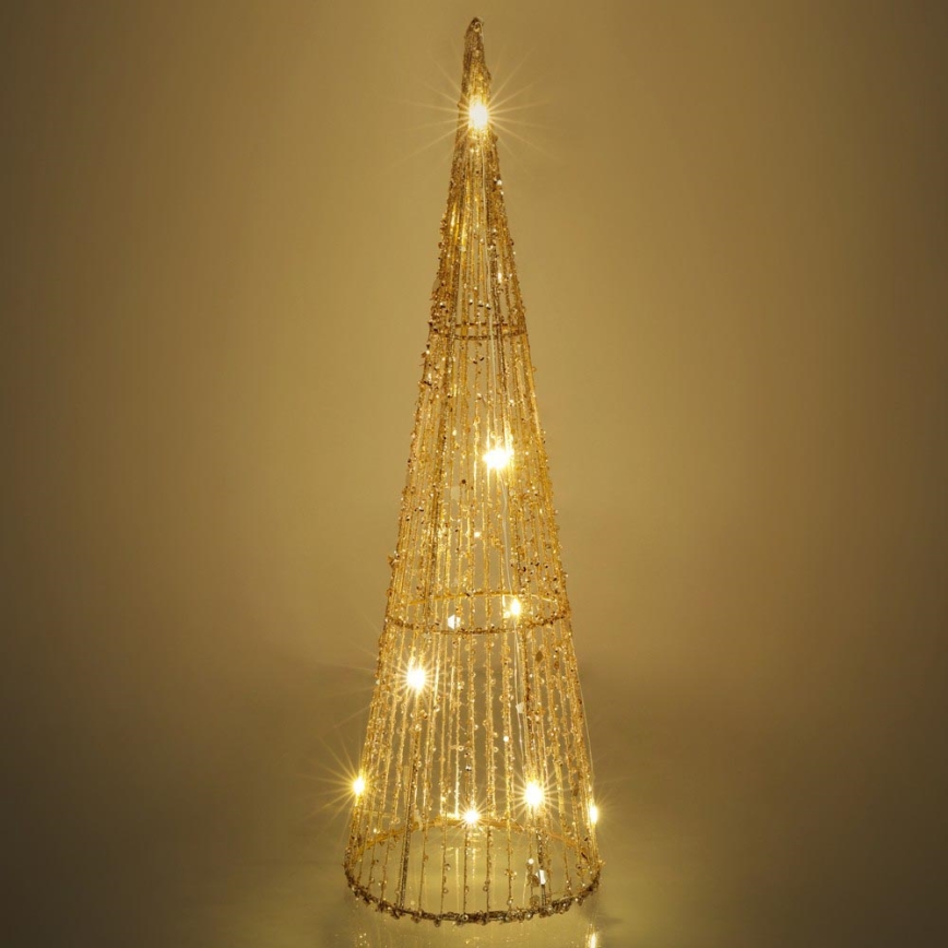 LED Christmas decoration LED/2xAA 40 cm cone