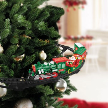 LED Christmas decoration LED/2xAA, 80 cm train for the Christmas tree
