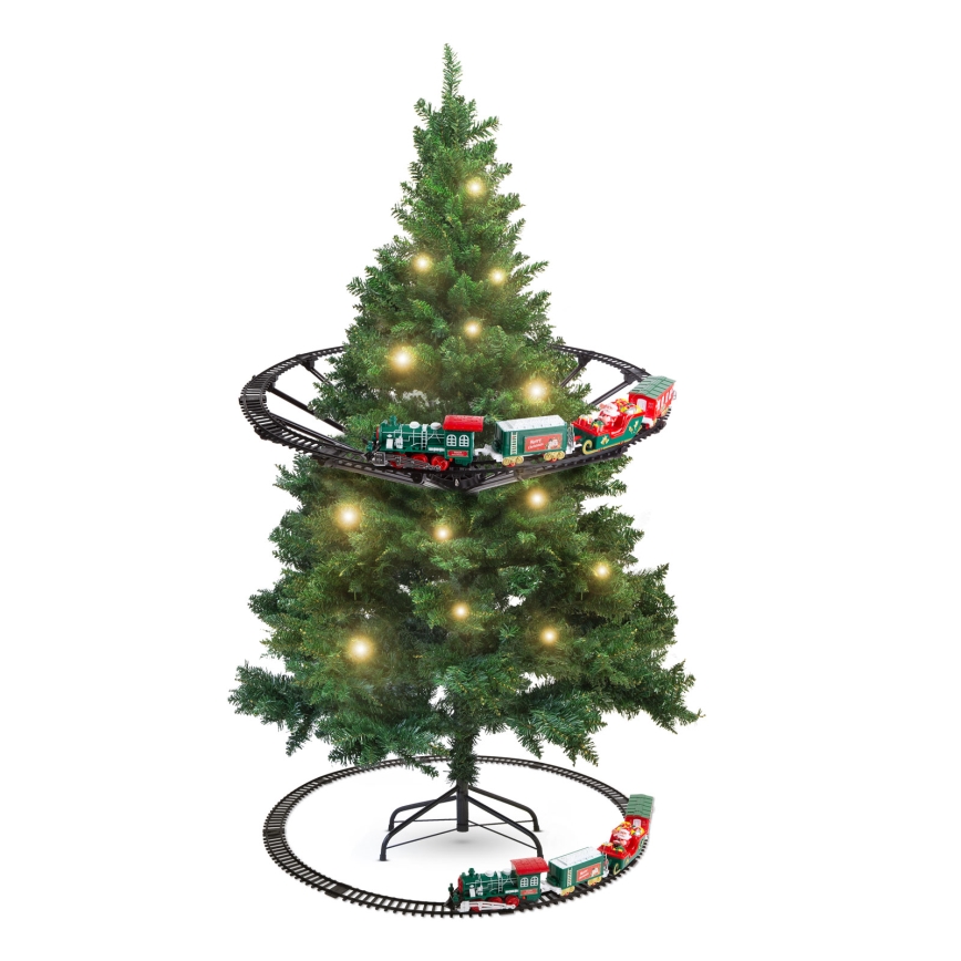 LED Christmas decoration LED/2xAA, 80 cm train for the Christmas tree