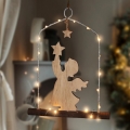 LED Christmas decoration LED/2xAA angel