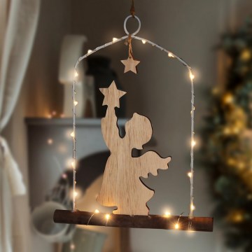 LED Christmas decoration LED/2xAA angel