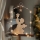 LED Christmas decoration LED/2xAA angel