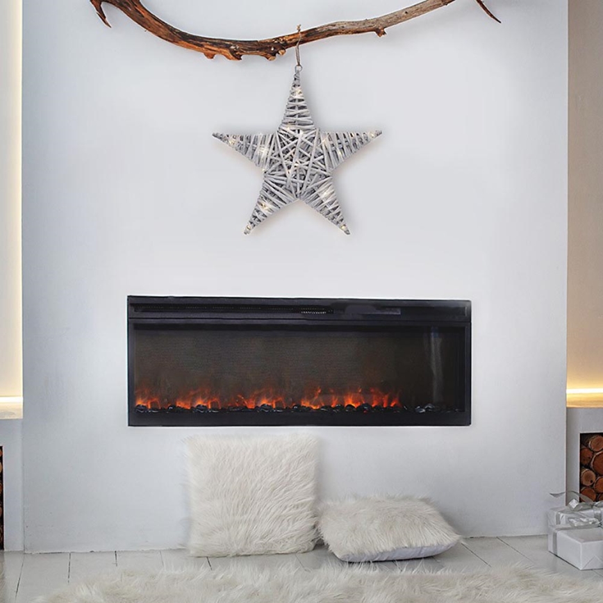LED Christmas decoration LED/2xAA rattan