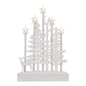 LED Christmas decoration LED/2xAA warm white