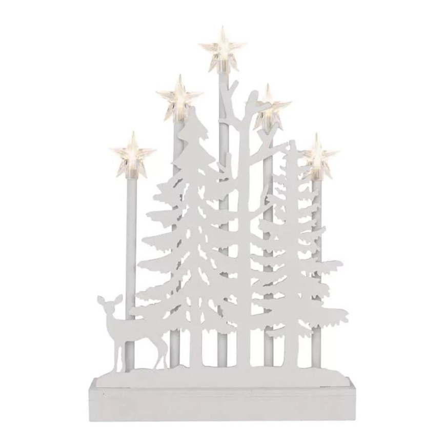 LED Christmas decoration LED/2xAA warm white