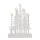 LED Christmas decoration LED/2xAA warm white