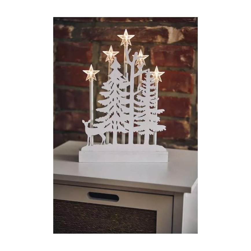 LED Christmas decoration LED/2xAA warm white