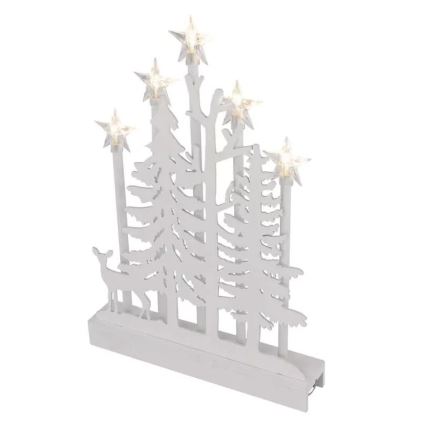 LED Christmas decoration LED/2xAA warm white