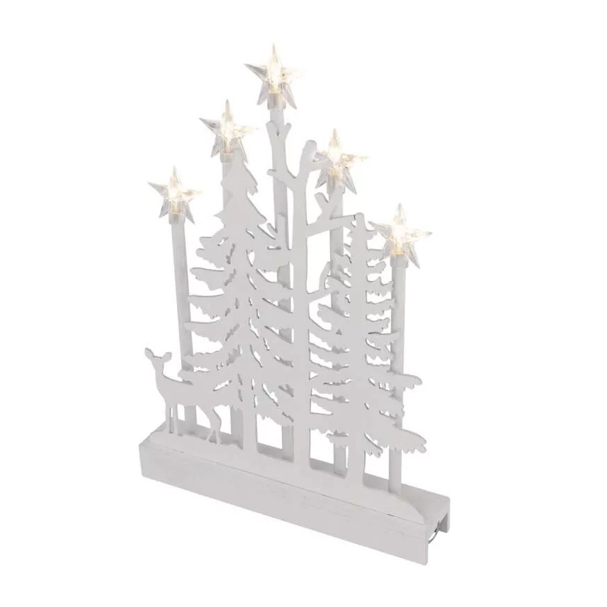 LED Christmas decoration LED/2xAA warm white