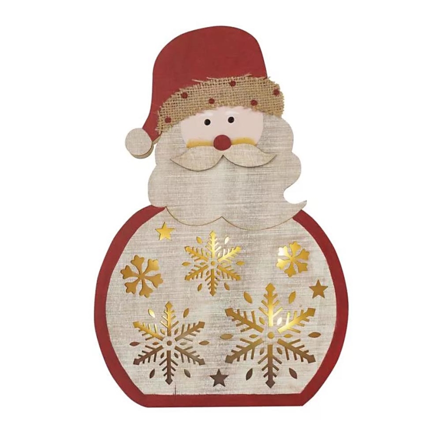LED Christmas decoration LED/2xAAA Santa
