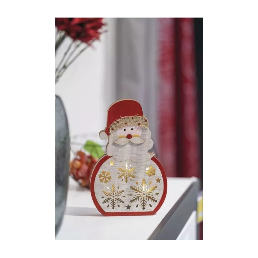 LED Christmas decoration LED/2xAAA Santa