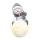 LED Christmas decoration LED/2xLR44/warm white snowman with a snowball
