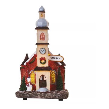 LED Christmas decoration LED/3xAA church