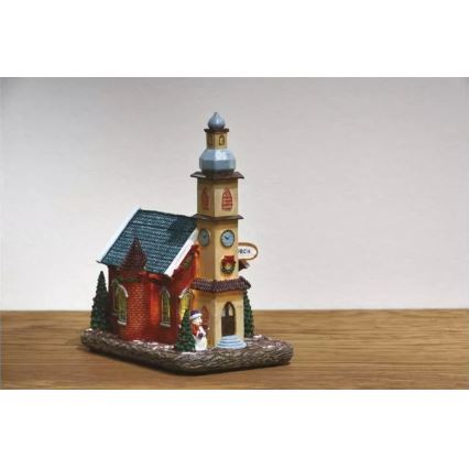 LED Christmas decoration LED/3xAA church