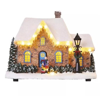 LED Christmas decoration LED/3xAA house
