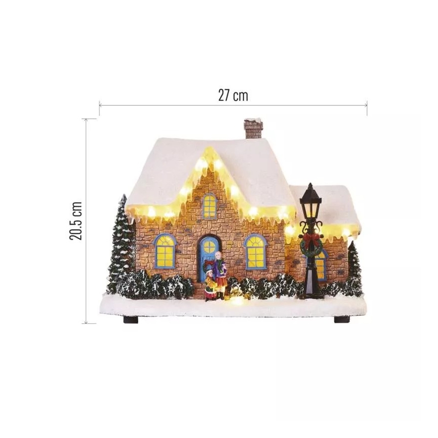 LED Christmas decoration LED/3xAA house